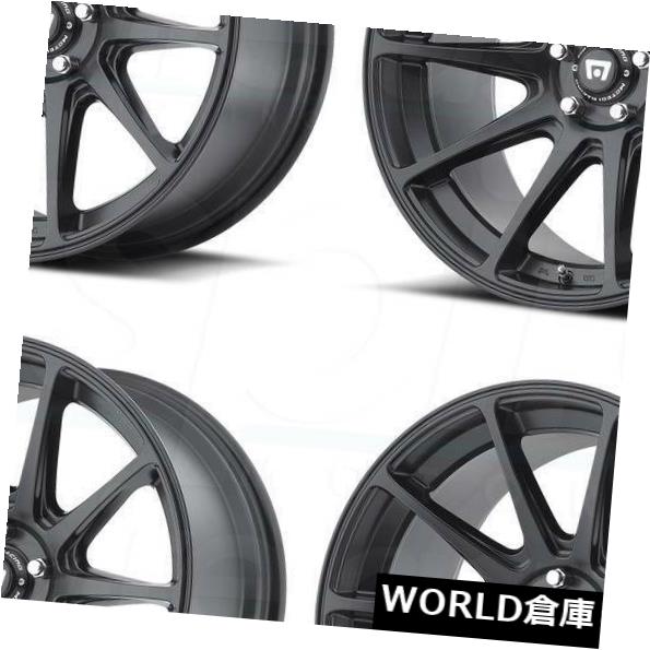 海外輸入ホイール 18x8 Motegi MR127 5x100 38サテンブラックホイールリムセット（4） 18x8 Motegi MR127 5x100 38 Satin Black Wheels Rims Set(4) 【並行輸入品】｜カスタムパーツ WORLD倉庫