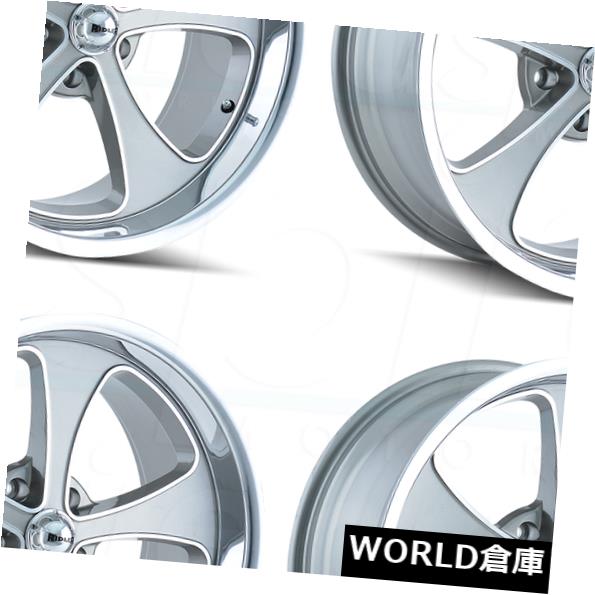 海外輸入ホイール 18x9.5 Ridler 645 5x5.5 / 5x139.7 0ガンメタルホイールリムセット(4) 18x9.5 Ridler 645 5x5.5/5x139.7 0 Gunmetal Wheels Rims Set(4) 【並行輸入品】|カスタムパーツ WORLD倉庫