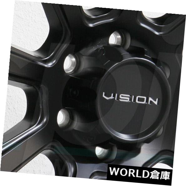 海外輸入ホイール 17x8.5 Vision 353 Turbine 6x5.5 / 6x139.7 18 Matte Black Wheels Rims Set（4） 17x8.5 Vision 353 Turbine 6x5.5/6x139.7 18 Matte Black Wheels Rims Set(4) 【並行輸入品】｜カスタムパーツ WORLD倉庫