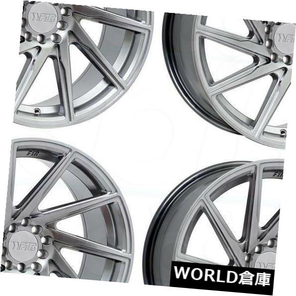 海外輸入ホイール 18x8.5 F1R F29 5x100 / 5x114.3 38ハイパーブラックホイールリムセット(4) 18x8.5 F1R F29 5x100/5x114.3 38 Hyper Black Wheels Rims Set(4) 【並行輸入品】|カスタムパーツ WORLD倉庫