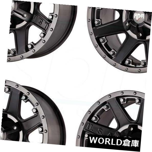 海外輸入ホイール 18x9 RDR RD04 RD4 6x135 / 6x5.5 0ブラックホイールリムセット(4) 18x9 RDR RD04 RD4 6x135/6x5.5 0 Black Wheels Rims Set(4) 【並行輸入品】|カスタムパーツ WORLD倉庫