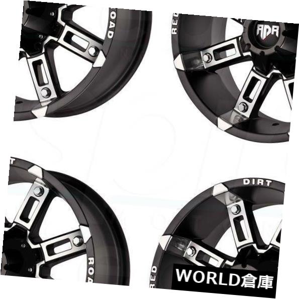 海外輸入ホイール 18x9 RDR RD06 RD6 6x135 / 6x5.5 0ブラックマシンホイールリムセット(4) 18x9 RDR RD06 RD6 6x135/6x5.5 0 Black Machine Wheels Rims Set(4) 【並行輸入品】|カスタムパーツ WORLD倉庫