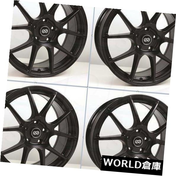 海外輸入ホイール 17x7.5 Enkei YS5 5x114.3 40ブラックペイントホイールリムセット（4） 17x7.5 Enkei YS5 5x114.3 40 Black Paint Wheels Rims Set(4) 【並行輸入品】｜カスタムパーツ WORLD倉庫