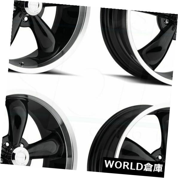 海外輸入ホイール 18x8.5 Vision 142 Legend 5 5x114.3 20 Black Machined Lip Wheels Rims Set（4） 18x8.5 Vision 142 Legend 5 5x114.3 20 Black Machined Lip Wheels Rims Set(4) 【並行輸入品】｜カスタムパーツ WORLD倉庫