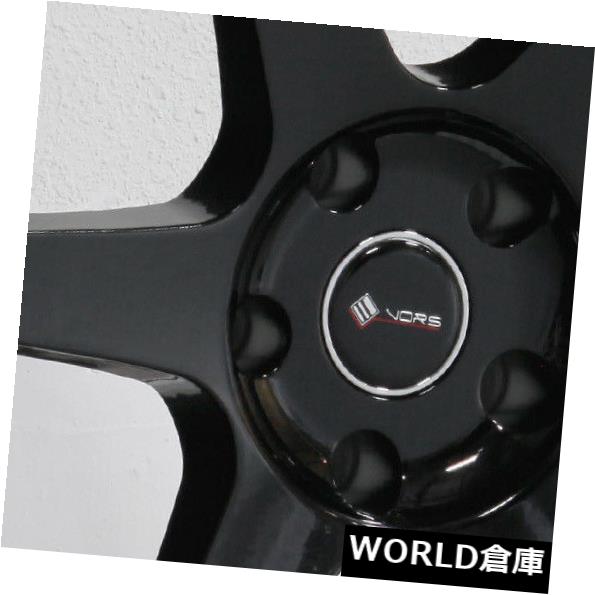 海外輸入ホイール 18x8.5 Vors TR37 5x110 35ブラックホイールリムセット（4） 18x8.5 Vors TR37 5x110 35 Black Wheels Rims Set(4) 【並行輸入品】｜カスタムパーツ WORLD倉庫