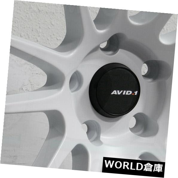 車用品 バイク用品 車用品 タイヤ ホイール タイヤ ホイール ホイール ホイール 海外輸入ホイール Avid1 18x9 5 Avid1 Av Av 5x114 3 22パールホワイトホイールリムセット 4 18x9 5 Avid1 Av Av 5x114 3 22 Pearl White Wheels Rims Set 4 World