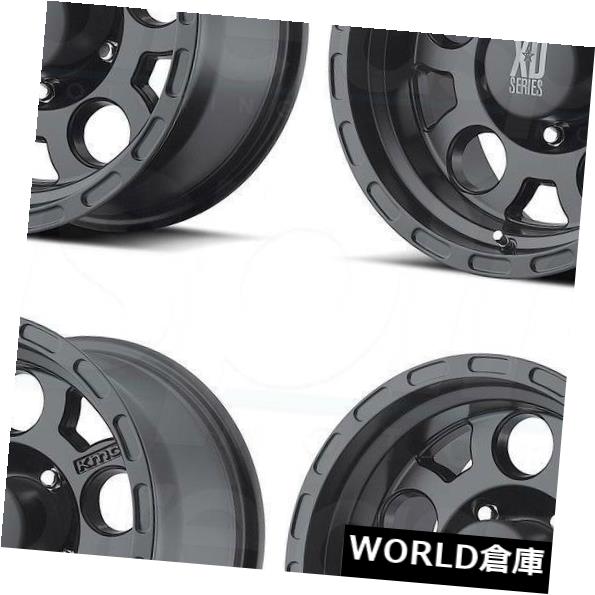 海外輸入ホイール 15x9 XD XD122 Enduro 5x5.5 / 5x139.7 -12マットブラックホイールリムセット（4） 15x9 XD XD122 Enduro 5x5.5/5x139.7 -12 Matte Black Wheels Rims Set(4) 【並行輸入品】｜カスタムパーツ WORLD倉庫