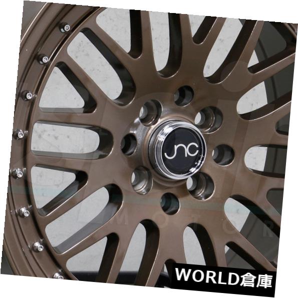海外輸入ホイール 17x8 JNC 001 JNC001 5x100 / 5x114.3 25グロスブロンズホイール新しいセット(4) 17x8 JNC 001 JNC001 5x100/5x114.3 25 Gloss Bronze Wheel New set(4) 【並行輸入品】|カスタムパーツ WORLD倉庫