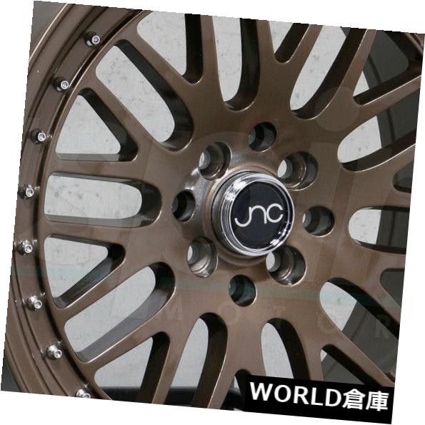 海外輸入ホイール 17x8 JNC 001 JNC001 5x100 / 5x114.3 25グロスブロンズホイールリムセット(4) 17x8 JNC 001 JNC001 5x100/5x114.3 25 Gloss Bronze Wheel Rims set(4) 【並行輸入品】|カスタムパーツ WORLD倉庫