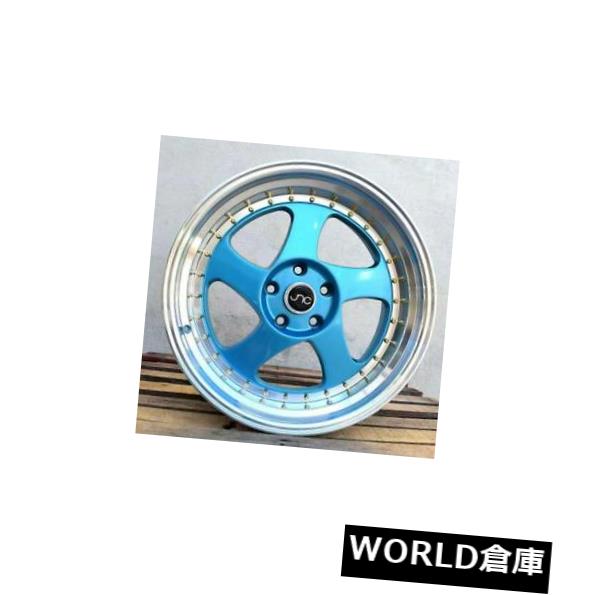 海外輸入ホイール 17x8 JNC 034 JNC034 5x114.3 30ティールブルーマシンリップ。 ホイールリムセット（4） 17x8 JNC 034 JNC034 5x114.3 30 Teal Blue Machine Lip. Wheel Rims set(4) 【並行輸入品】｜カスタムパーツ WORLD倉庫 189,805円