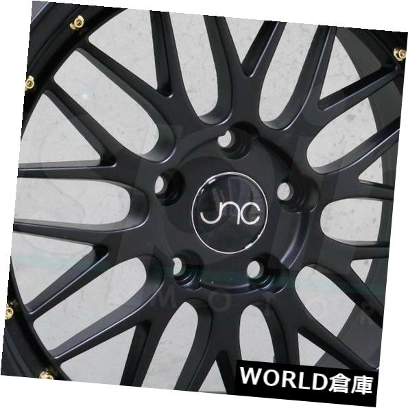 海外輸入ホイール 17x8.5 JNC 005 JNC005 5x100 30黒。 ホイールニューセット(4) 17x8.5 JNC 005 JNC005 5x100 30 Black. Wheel New set(4) 【並行輸入品】|カスタムパーツ WORLD倉庫