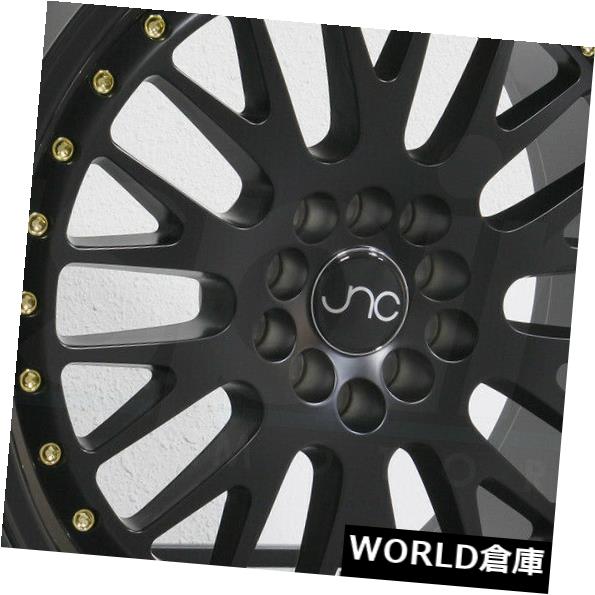 海外輸入ホイール 17x8 JNC 001 JNC001 5x100 / 5x114.3 25マットブラックホイール新しいセット(4) 17x8 JNC 001 JNC001 5x100/5x114.3 25 Matte Black Wheel New set(4) 【並行輸入品】|カスタムパーツ WORLD倉庫