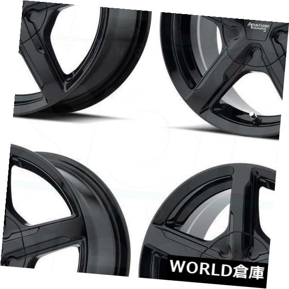 海外輸入ホイール 17x7 AR921トリガー5x114.3 / 5x4.5 / 5x120 40グロスブラックホイールセット(4) 17x7 AR921 Trigger 5x114.3/5x4.5/5x120 40 Gloss Black Wheels Set(4) 【並行輸入品】|カスタムパーツ WORLD倉庫
