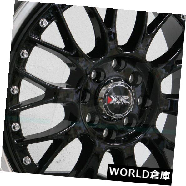 海外輸入ホイール 17x7 XXR 521 4x100 / 4x114.3 38ブラックMLホイールリムセット（4） 17x7 XXR 521 4x100/4x114.3 38 Black ML Wheels Rims Set(4) 【並行輸入品】｜カスタムパーツ WORLD倉庫