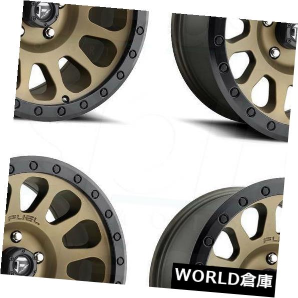 海外輸入ホイール 14x7 Fuel Vector D600 4x156 13ブロンズホイールリムセット（4） 14x7 Fuel Vector D600 4x156 13 Bronze Wheels Rims Set(4) 【並行輸入品】｜カスタムパーツ WORLD倉庫
