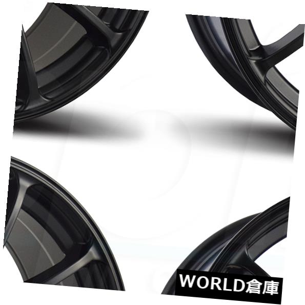 海外輸入ホイール 18x9.5 AVID1 AV27 5x114.3 38ブラックホイールリムセット(4) 18x9.5 AVID1 AV27 5x114.3 38 Black Wheels Rims Set(4) 【並行輸入品】|カスタムパーツ WORLD倉庫