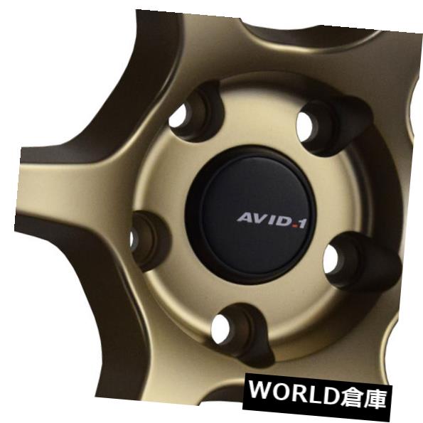海外輸入ホイール 18x9.5 AVID1 AV26 5x100 38ゴールドホイールリムセット(4) 18x9.5 AVID1 AV26 5x100 38 Gold Wheels Rims Set(4) 【並行輸入品】|カスタムパーツ WORLD倉庫