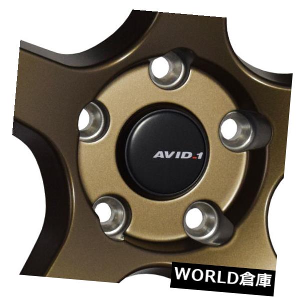 海外輸入ホイール 18x8.5 AVID1 AV28 5x114.3 35ブロンズホイールリムセット(4) 18x8.5 AVID1 AV28 5x114.3 35 Bronze Wheels Rims Set(4) 【並行輸入品】