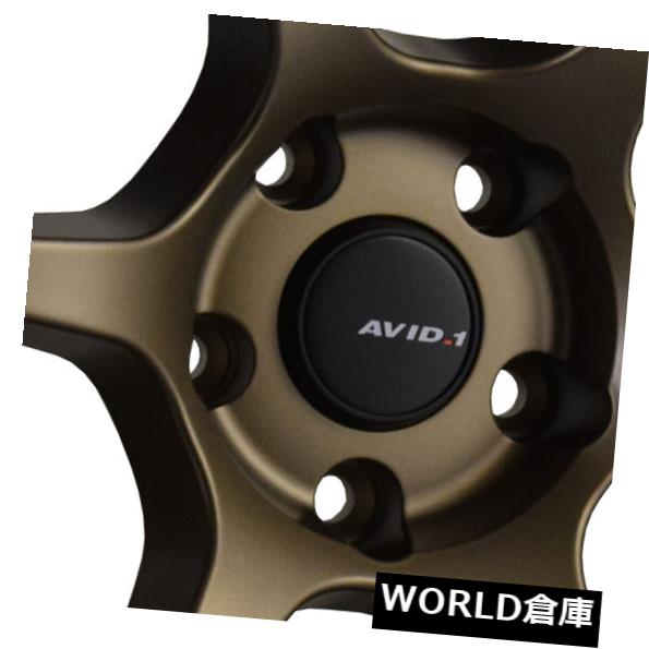 海外輸入ホイール 18x8.5 AVID1 AV26 5x114.3 35ブロンズホイールリムセット(4) 18x8.5 AVID1 AV26 5x114.3 35 Bronze Wheels Rims Set(4) 【並行輸入品】