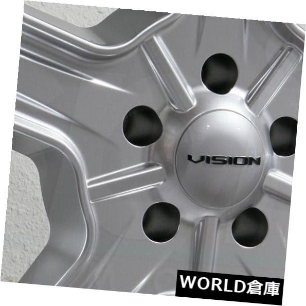 海外輸入ホイール 15x7 / 15x8 Vision 147 Daytona 5x4.75 / 5x120.6 5 -7/0 Hyper Silver Wheels Ri Set(4) 15x7/15x8 Vision 147 Daytona 5x4.75/5x120.65 -7/0 Hyper Silver Wheels Ri Set(4) 【並行輸入品】|カスタムパーツ WORLD倉庫