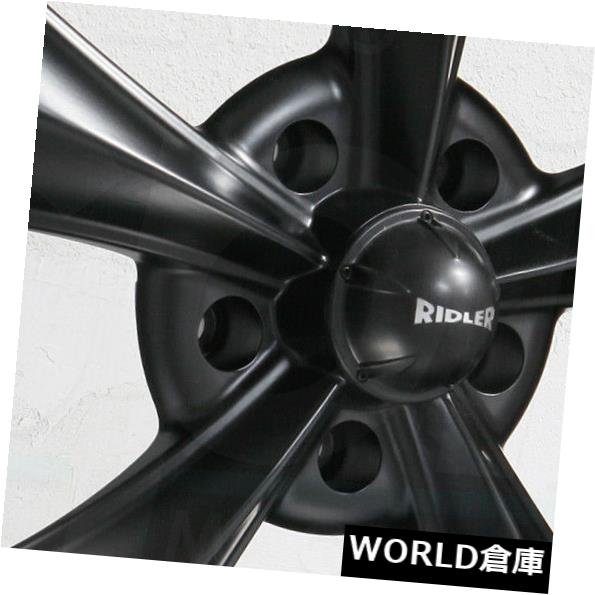 海外輸入ホイール 17x7 Ridler 695 5x4.75 / 5x120.6 5 0マットブラックの機械加工リップホイールリムセット（4） 17x7 Ridler 695 5x4.75/5x120.65 0 Matte Black Machined Lip Wheels Rims Set(4) 【並行輸入品】｜カスタムパーツ WORLD倉庫