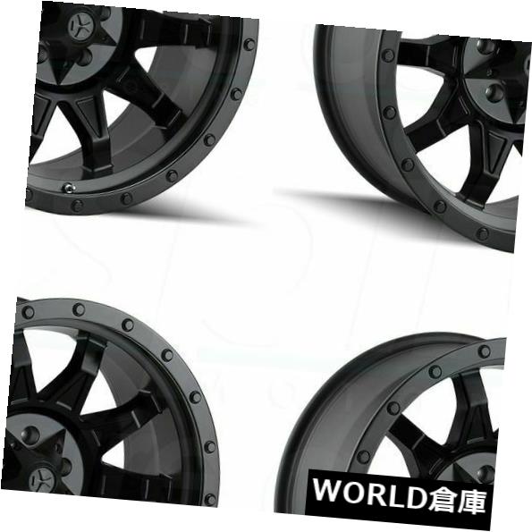 海外輸入ホイール 15x7ダーティライフロードキル4x156 13マットブラックホイールリムセット(4) 15x7 Dirty Life Roadkill 4x156 13 Matte Black Wheels Rims Set(4) 【並行輸入品】|カスタムパーツ WORLD倉庫