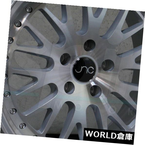 海外輸入ホイール 16x8 / 16x9 JNC 001 JNC001 5x100 / 5x114.3 25/25シルバーマシンフェイスホイールNeセット（4） 16x8/16x9 JNC 001 JNC001 5x100/5x114.3 25/25 Silver Machine Face Wheel Ne set(4) 【並行輸入品】