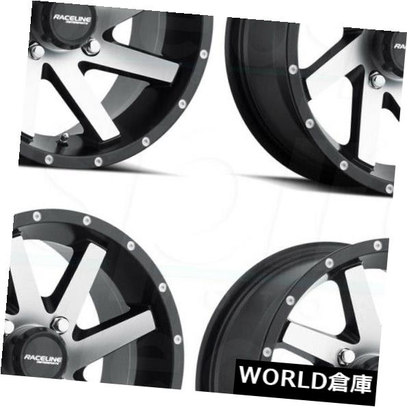 海外輸入ホイール 14x7 Raceline A82M Twist 4x137 10機械加工ブラックホイールリムセット(4) 14x7 Raceline A82M Twist 4x137 10 Machined Black Wheels Rims Set(4) 【並行輸入品】|カスタムパーツ WORLD倉庫
