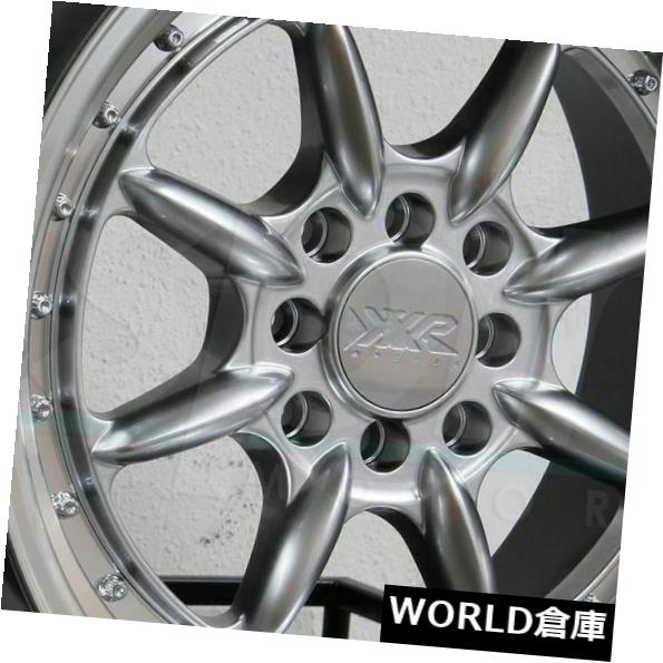 海外輸入ホイール 16x8 XXR 002.5 4x100 / 4x114.3 20ハイパーシルバーMLホイールリムセット（4） 16x8 XXR 002.5 4x100/4x114.3 20 Hyper Silver ML Wheels Rims Set(4) 【並行輸入品】｜カスタムパーツ WORLD倉庫