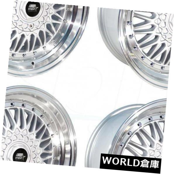 海外輸入ホイール 16x8 MST MT13 5x100 / 5x114.3 20シルバーホイールリムセット（4） 16x8 MST MT13 5x100/5x114.3 20 Silver Wheels Rims Set(4) 【並行輸入品】