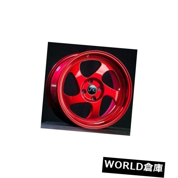 海外輸入ホイール 15x8.25 JNC 034 JNC034 4x100 20キャンディレッドホイールNew set(4) 15x8.25 JNC 034 JNC034 4x100 20 Candy Red Wheel New set(4) 【並行輸入品】|カスタムパーツ WORLD倉庫
