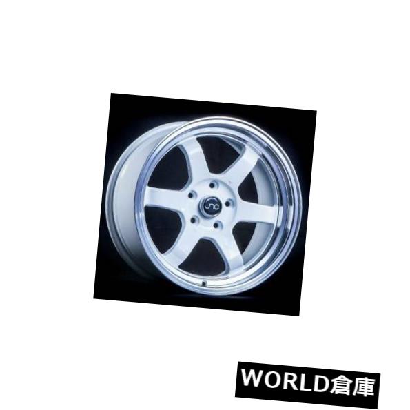 海外輸入ホイール 15x8 JNC 013 JNC013 4x100 20ホワイトマシンリップホイールリムセット（4） 15x8 JNC 013 JNC013 4x100 20 White Machine Lip Wheel Rims set(4) 【並行輸入品】｜カスタムパーツ WORLD倉庫