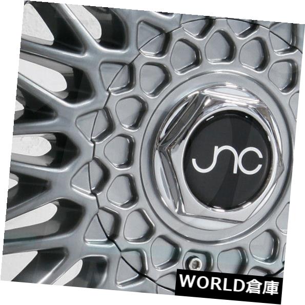 海外輸入ホイール 15x8 JNC 004 JNC004 4x100 / 4x114.3 20ガンメタルマシンリップホイールリムセット(4) 15x8 JNC 004 JNC004 4x100/4x114.3 20 Gunmetal Machine Lip Wheel Rims set(4) 【並行輸入品】|カスタムパーツ WORLD倉庫