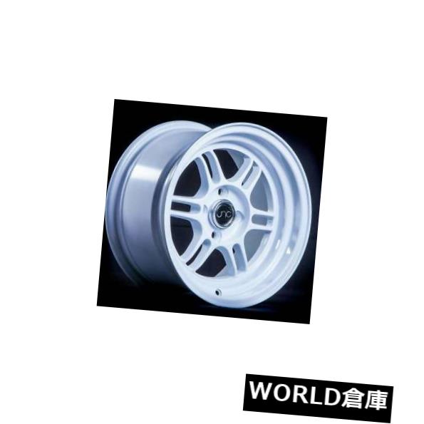 海外輸入ホイール 15x8 JNC 021 JNC021 4x100 25 White Wheel新しいセット(4) 15x8 JNC 021 JNC021 4x100 25 White Wheel New set(4) 【並行輸入品】|カスタムパーツ WORLD倉庫