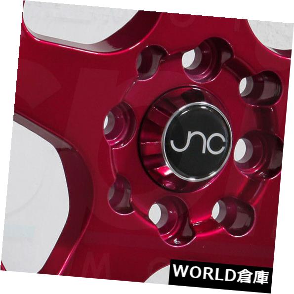 海外輸入ホイール 15x9 JNC 010 JNC010 4x100 / 4x114.3 20キャンディレッドマシンリップホイールリムセット(4) 15x9 JNC 010 JNC010 4x100/4x114.3 20 Candy Red Machine Lip Wheel Rims set(4) 【並行輸入品】|カスタムパーツ WORLD倉庫