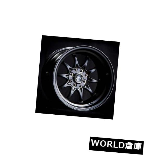 海外輸入ホイール 15x9 JNC 003 JNC003 4x100 / 4x114.3 0マットブラックホイールリムセット(4) 15x9 JNC 003 JNC003 4x100/4x114.3 0 Matte Black Wheel Rims set(4) 【並行輸入品】|カスタムパーツ WORLD倉庫