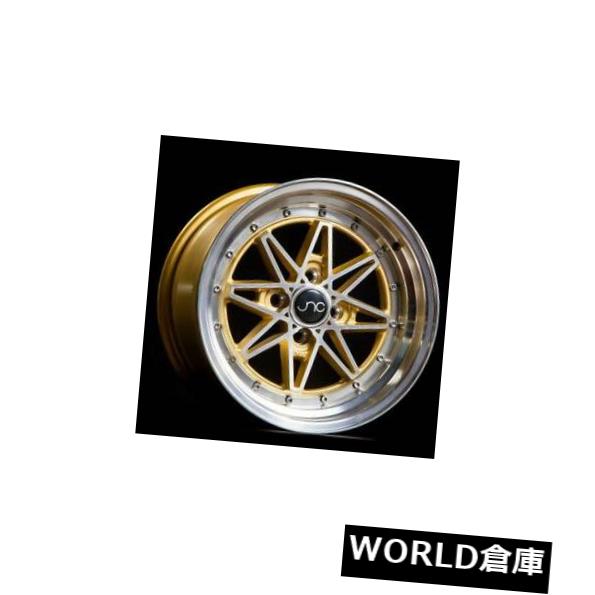 海外輸入ホイール 15x8 JNC 002 JNC002 4x100 25 Gold Machine Face Wheel New set(4) 15x8 JNC 002 JNC002 4x100 25 Gold Machine Face Wheel New set(4) 【並行輸入品】|カスタムパーツ WORLD倉庫