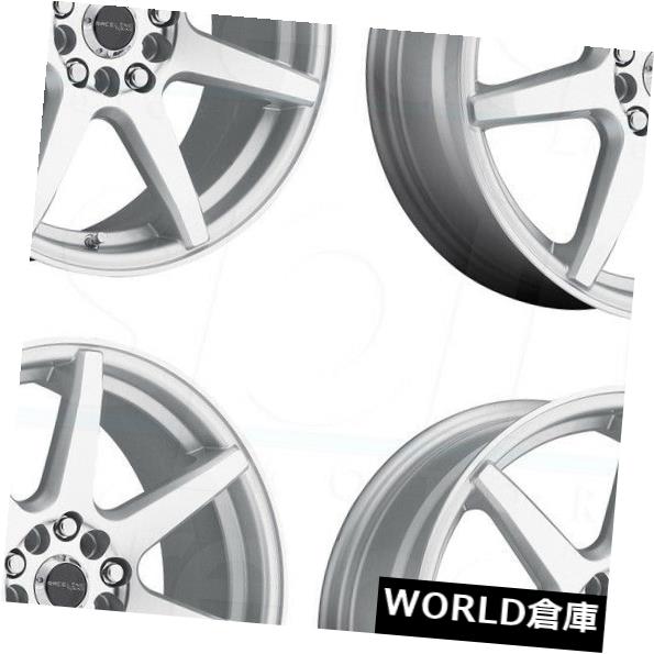 海外輸入ホイール 15x7 Raceline 131S Evo 4x100 / 4x108 40シルバーホイールリムセット(4) 15x7 Raceline 131S Evo 4x100/4x108 40 Silver Wheels Rims Set(4) 【並行輸入品】|カスタムパーツ WORLD倉庫