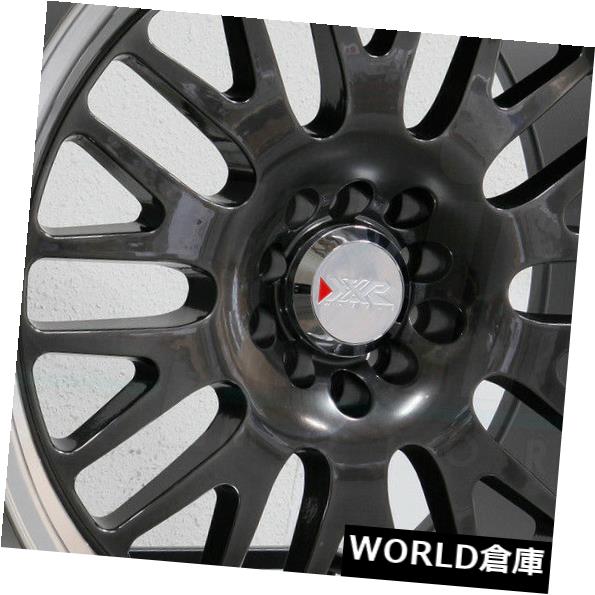 海外輸入ホイール 15x8 XXR 531 4x100 / 4x114.3 0クロムブラックMLホイールリムセット（4） 15x8 XXR 531 4x100/4x114.3 0 Chromium Black ML Wheels Rims Set(4) 【並行輸入品】