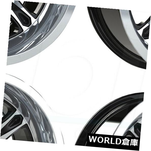 海外輸入ホイール 14x7 Vision ATV 547 Spirit 4x110 3ブラックマシニングホイールリムセット（4） 14x7 Vision ATV 547 Spirit 4x110 3 Black Machined Wheels Rims Set(4) 【並行輸入品】｜カスタムパーツ WORLD倉庫