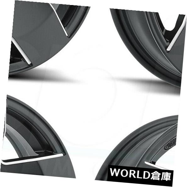 海外輸入ホイール 14x5.5 Raceline 855トレーラー5x4.5 0ブラックミルドホイールリムセット（4） 14x5.5 Raceline 855 Trailer 5x4.5 0 Black Milled Wheels Rims Set(4) 【並行輸入品】｜カスタムパーツ WORLD倉庫