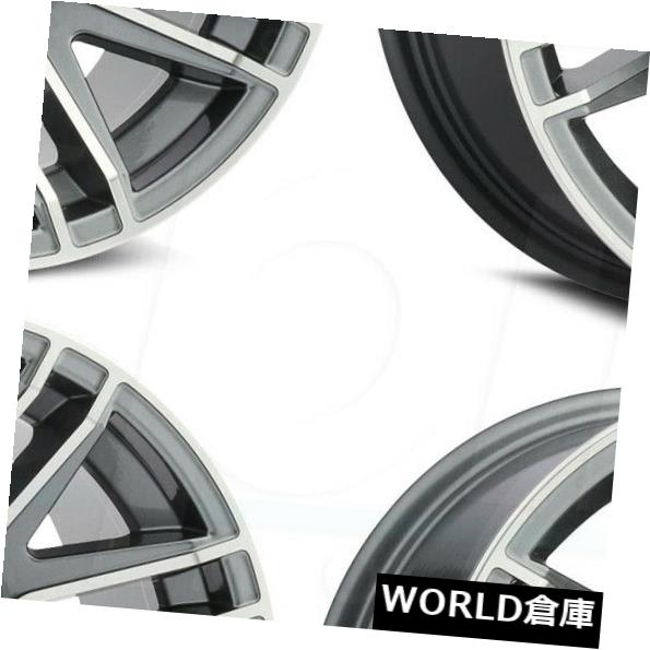 海外輸入ホイール 12x8 Vision ATV 112 Assault 4x110 -10.2 Gunmetal Machined Wheels Rims Set（4） 12x8 Vision ATV 112 Assault 4x110 -10.2 Gunmetal Machined Wheels Rims Set(4) 【並行輸入品】｜カスタムパーツ WORLD倉庫