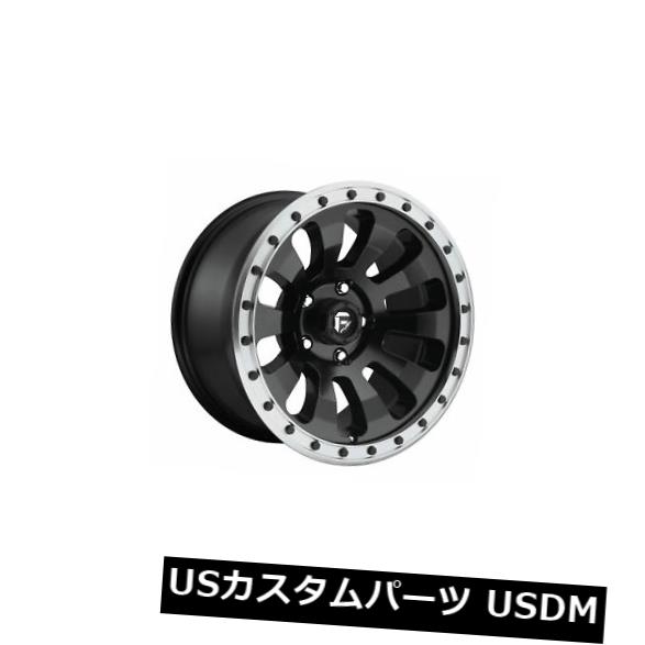 海外輸入ホイール 4つの17x9燃料D629タクティックET -12ブラックマシン5x127ホイールリムのセット Set of 4 17x9 Fuel D629 Tactic ET -12 Black Machine 5x127 Wheels Rims 【並行輸入品】
