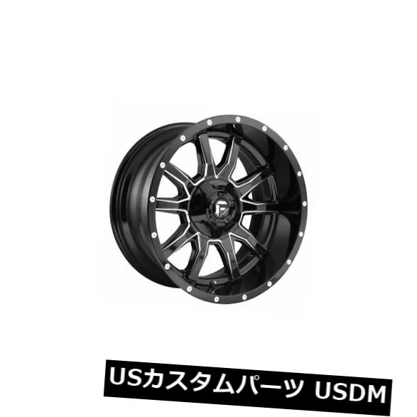 海外輸入ホイール 4 x 17x9 Fuel D627 Vandal ET 01 Black Milled 6x135 Wheels Rimsのセット Set of 4 17x9 Fuel D627 Vandal ET 01 Black Milled 6x135 Wheels Rims 【並行輸入品】