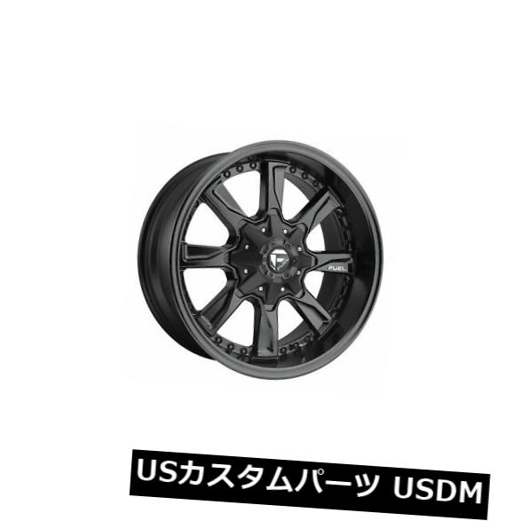 海外輸入ホイール 4個の17x8.5燃料D604 Hydro ET 01ブラック6x135ホイールリムのセット Set of 4 17x8.5 Fuel D604 Hydro ET 01 Black 6x135 Wheels Rims 【並行輸入品】