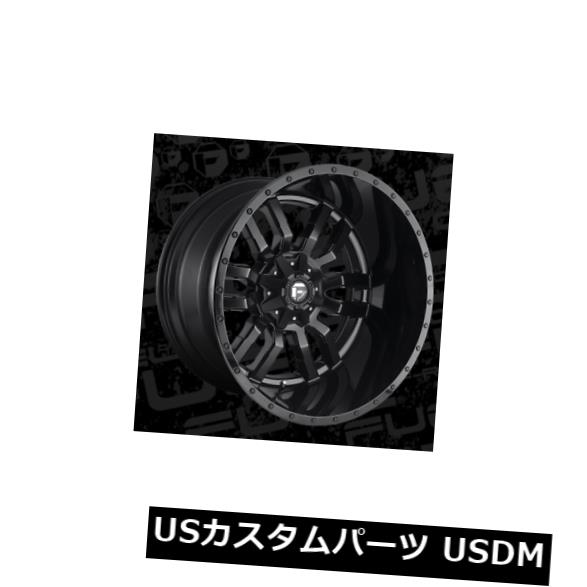 海外輸入ホイール 4個の24x14燃料D596スレッジET -75ブラック5x139.7ホイールリムのセット Set of 4 24x14 Fuel D596 Sledge ET -75 Black 5x139.7 Wheels Rims 【並行輸入品】｜カスタムパーツ WORLD倉庫 368,924円