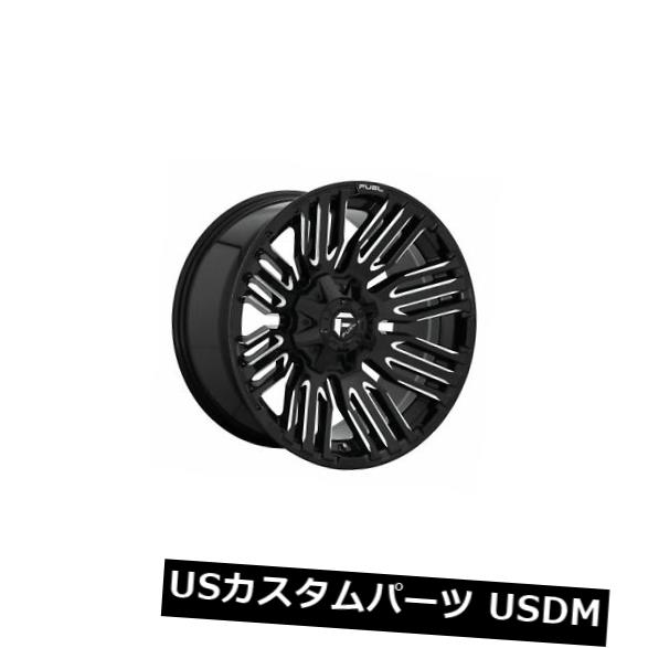 海外輸入ホイール 4個の20x9 Fuel D649 Schism ET 01 Black Milled 5x114.3 Wheels Rimsのセット Set of 4 20x9 Fuel D649 Schism ET 01 Black Milled 5x114.3 Wheels Rims 【並行輸入品】