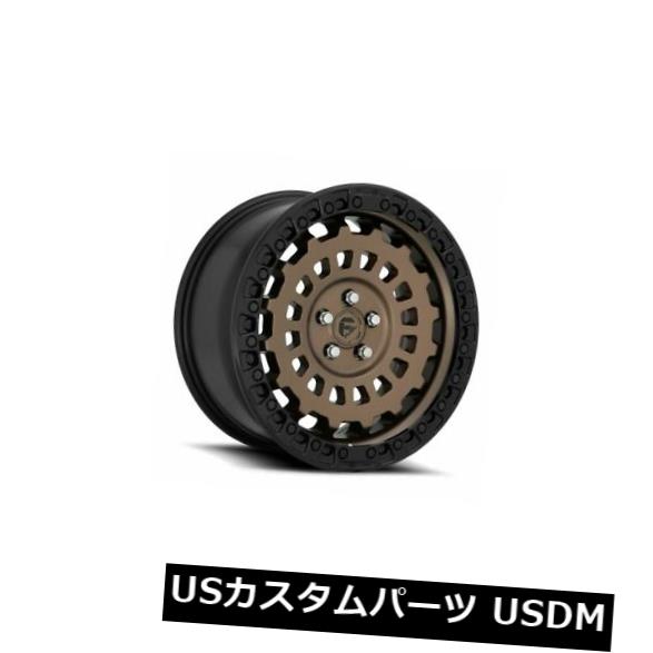 海外輸入ホイール 4個の20x10燃料D634 Zephyr ET -18ブラックブロンズ8x165.1ホイールリムのセット Set of 4 20x10 Fuel D634 Zephyr ET -18 Black Bronze 8x165.1 Wheels Rims 【並行輸入品】