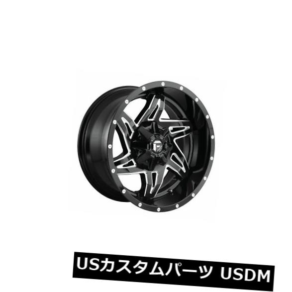 海外輸入ホイール 4個の20x10燃料D613ロッカーET -18ブラックミルド8x165.1ホイールリムのセット Set of 4 20x10 Fuel D613 Rocker ET -18 Black Milled 8x165.1 Wheels Rims 【並行輸入品】｜カスタムパーツ WORLD倉庫