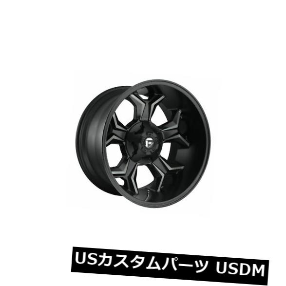 海外輸入ホイール 4個の20x12燃料D605アベンジャーETのセット-44ブラック5x139.7ホイールリム Set of 4 20x12 Fuel D605 Avenger ET -44 Black 5x139.7 Wheels Rims 【並行輸入品】